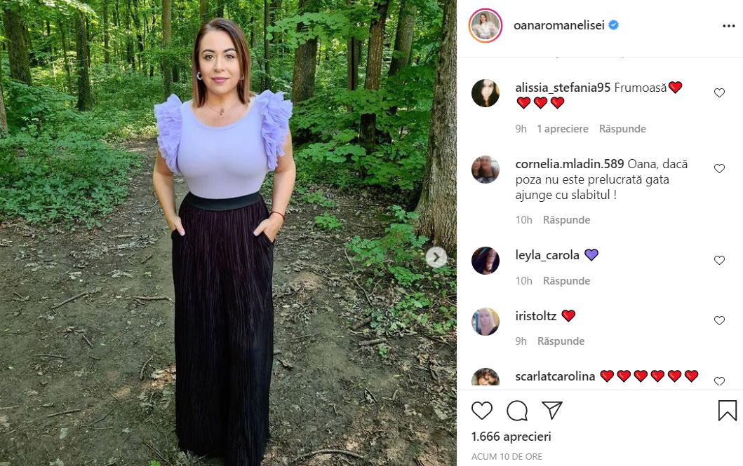 Oana Roman a slăbit enorm. I-a lăsat pe toți fără cuvinte cu pozele de pe Instagram: "Gata, ajunge cu slăbitul"