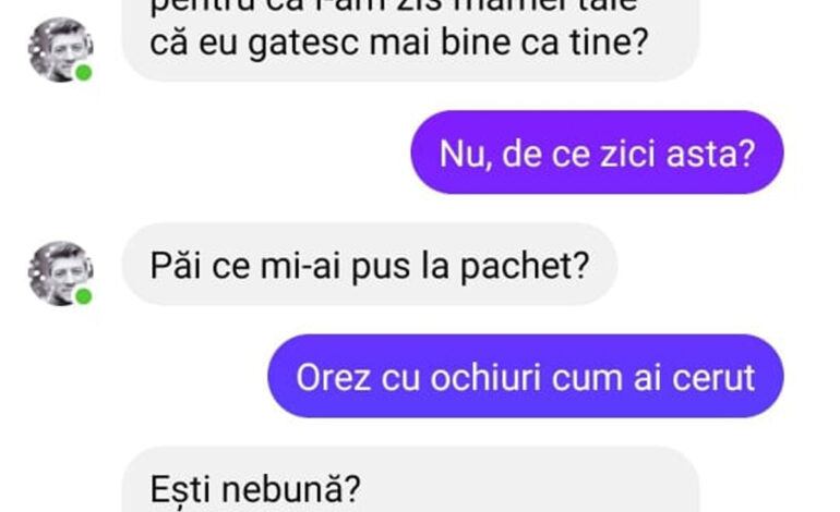  BANC | Ce poză i-a trimis. Cum arăta, de fapt, porția de “orez cu ochiuri”